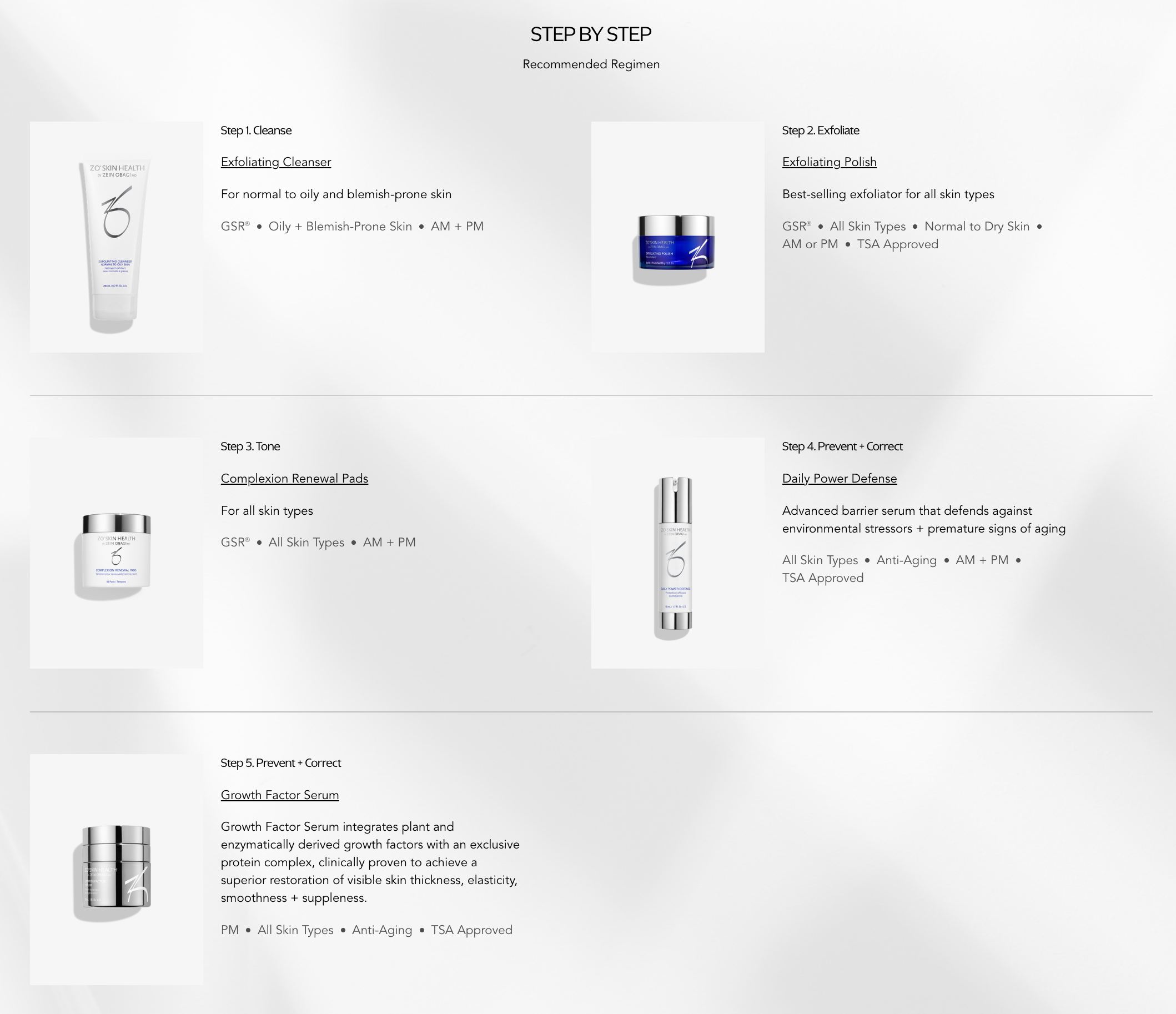 ZO Skin Health Anti-Aging Program
