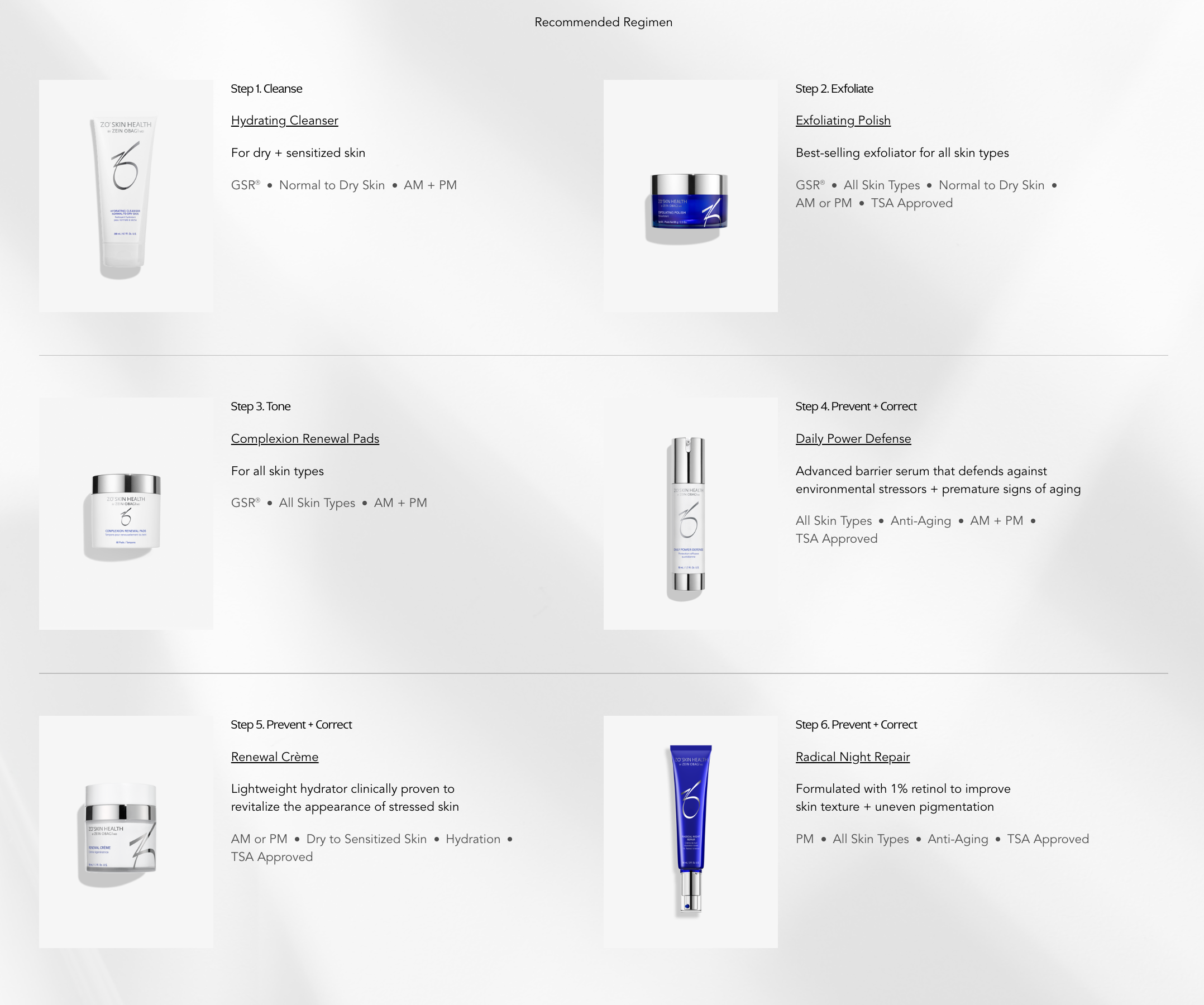 ZO Skin Health Aggressive Anti-Aging Program
